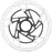 Jagwire Pro LR2 Disc Brake Rotor - 140mm, Center Lock, Silver/Black