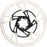 Jagwire Pro LR2-E Ebike Disc Brake Rotor with Magnet - 203mm, 6-Bolt, Silver/Black