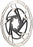 Jagwire Pro LR2-E Ebike Disc Brake Rotor with Magnet - 180mm, 6-Bolt, Silver/Black