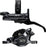 Shimano Deore XT M8200 Disc Brake and Lever - Left/Front, Post Mount, 2-Piston Caliper, SM-BH90-SBM Hose, Fin Metal Pads, Black