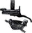 Shimano Deore XT BR-M8220 Disc Brake and BL-M8200 Lever - Left/Front, Post Mount, 4-Piston Caliper, SM-BH90-SBM Hose, Fin Metal Pads, Black