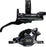 Shimano Deore XT M8200 Disc Brake and Lever - Right/Rear, Post Mount, 2-Piston Caliper, SM-BH90-SBM Hose, Fin Metal Pads, Black