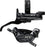 Shimano Deore XT BR-M8220 Disc Brake and BL-M8200 Lever - Right/Rear, Post Mount, 4-Piston Caliper, SM-BH90-SBM Hose, Fin Metal Pads, Black