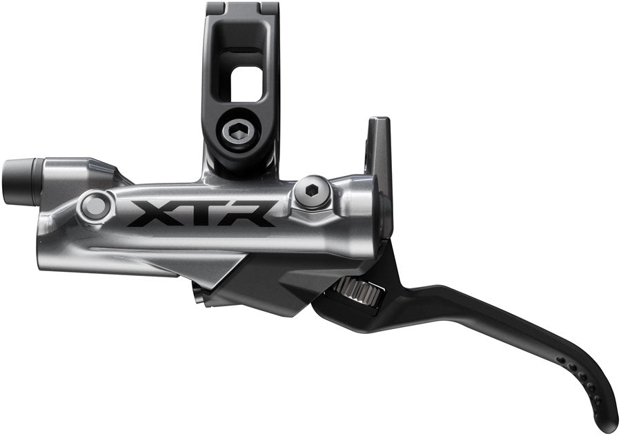 Shimano XTR BR-M9200 Disc Brake and BL-M9220 Lever - Left/Front, Post Mount, 2-Piston Caliper, SM-BH90-SS Hose, Metal Pads, Gray