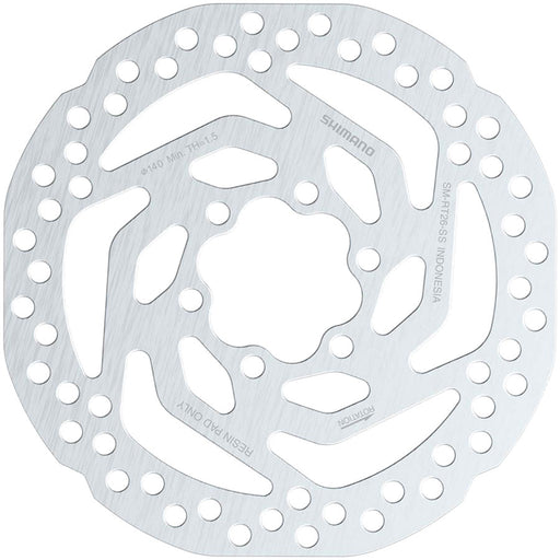 Shimano SM-RT26 SS Disc Brake Rotor - 140mm, 6-Bolt (Bolts Included), For Resin Pad Only