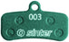 Sinter Disc Pads, Shimano (D-type 4-piston) TRP, Green
