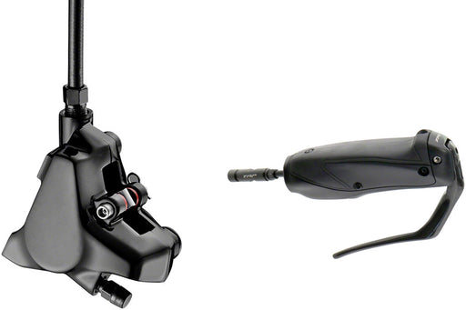 TRP HD-T910 TT Disc Brake and Lever - Front, Hydraulic, Flat Mount, Black