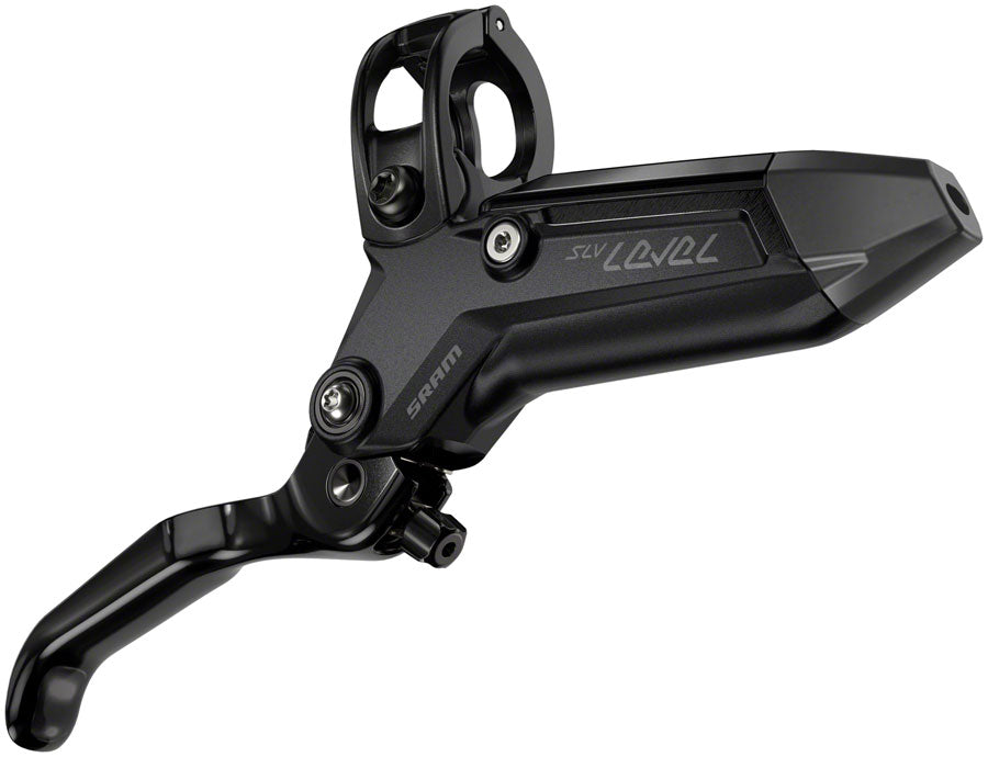 SRAM Level Silver Stealth 4-Piston Disc Brake, Front, Black