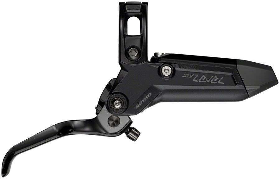 SRAM Level Silver Stealth 4-Piston Disc Brake, Rear, Black