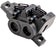 Magura Gustav Elite Disc Brake Caliper - Front or Rear, 4-Piston, Post Mount, Black