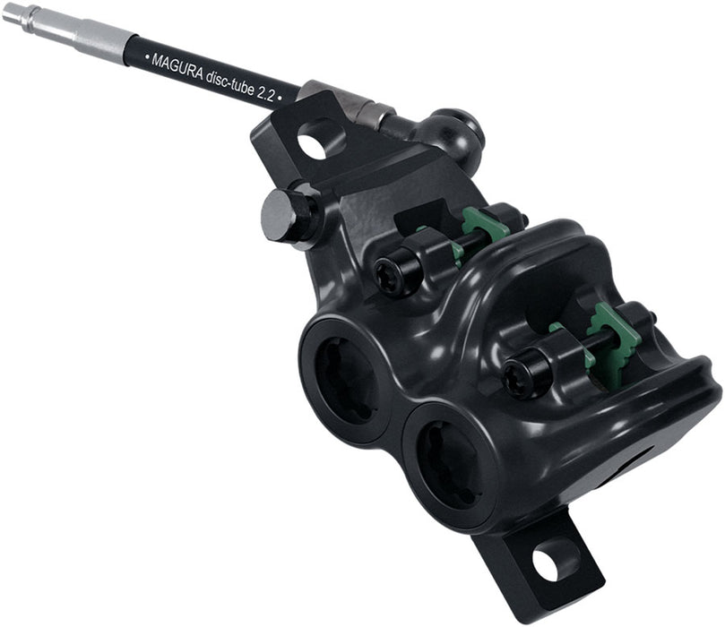 Magura Louise Elite Disc Brake Caliper - Front or Rear, 4-Piston, Post Mount, Black