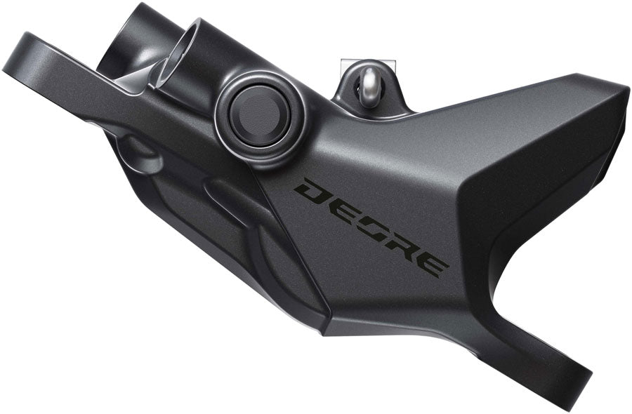 Shimano Deore BR-M6200 Disc Brake Caliper - Front or Rear, Post Mount, 2-Piston, Includes G04S-MX Metal Pads, Gray