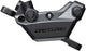 Shimano Deore BR-M6220 Disc Brake Caliper - Front or Rear, Post Mount, 4-Piston, Includes D02S-MX Metal Pads, Gray