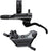 Shimano Deore BR-M6220 Disc Brake and BL-M6200 Lever - Left/Front, Post Mount, 4-Piston Caliper, SM-BH90-SS Hose, Metal Pads, Gray/Black