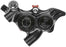 Hope RX4+ SL Disc Brake Caliper - Flat Mount, Standard, DOT Type, Black