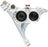 Hope RX4+ SL Disc Brake Caliper - Front Flat Mount Direct, +20mm, DOT Type, Silver