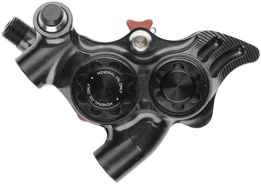 Hope RX4+ SL Disc Brake Caliper - Flat Mount, Standard, Mineral Oil Type, Black