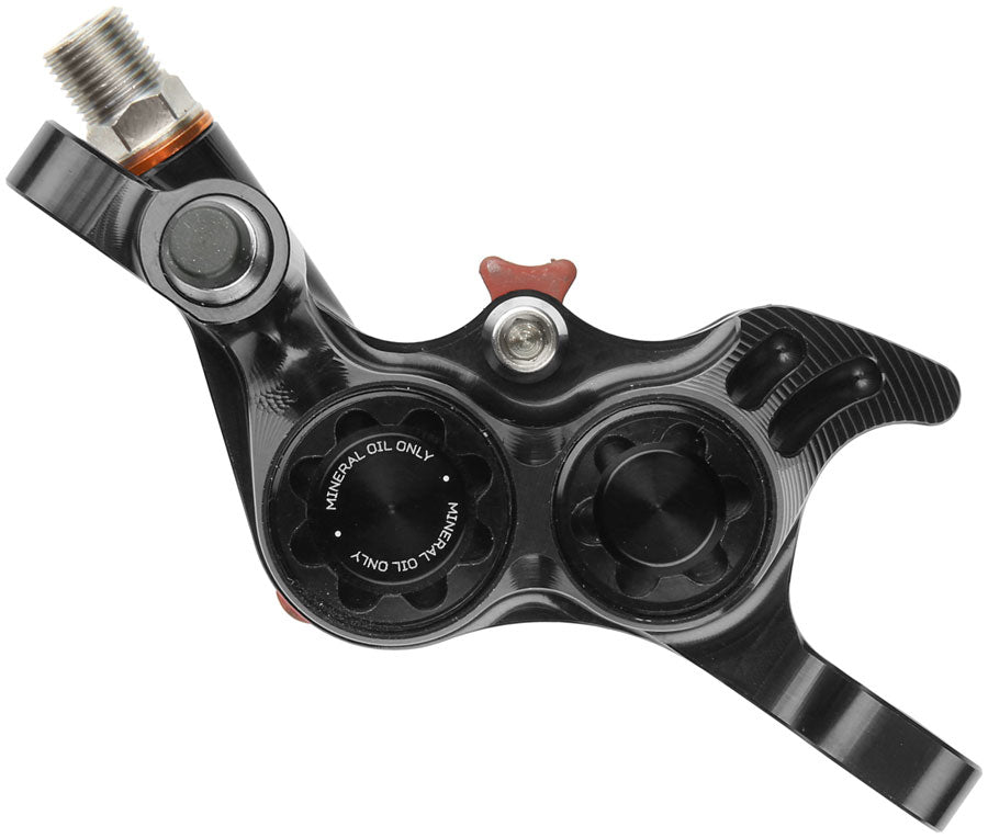 Hope RX4+ SL Disc Brake Caliper - Post Mount, Mineral Oil Type, Black