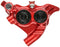 Hope RX4+ SL Disc Brake Caliper - Rear Flat Mount Direct, +20mm, Mineral Oil Type, Red