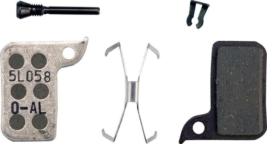 SRAM Disc Brake Pads - Organic Compound, Aluminum Backed, Quiet/Light, Monoblock, For SRAM Hydraulic Road Disc, Level A1 (2017-2019)