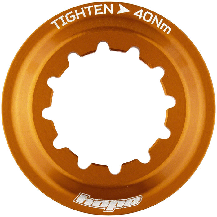 Hope Center Lock Disc Lockring - Orange