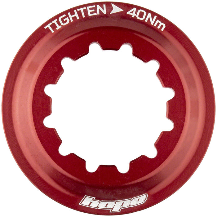 Hope Center Lock Disc Lockring - Red