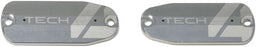 Hope Tech 4 Brake Lever Reservoir Lid - Silver, Pair