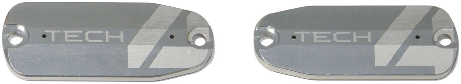 Hope Tech 4 Brake Lever Reservoir Lid - Silver, Pair