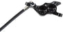 Hope Tech 4 E4 Disc Brake and Lever Set - Front, Hydraulic, Post Mount, Black