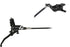 Hope Tech 4 E4 Disc Brake and Lever Set - Rear, Hydraulic, Post Mount, Black