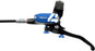 Hope Tech 4 V4 Disc Brake and Lever Set - Front, Hydraulic, Post Mount, Blue