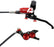 Hope Tech 4 V4 Disc Brake and Lever Set - Rear, Hydraulic, Post Mount, Red