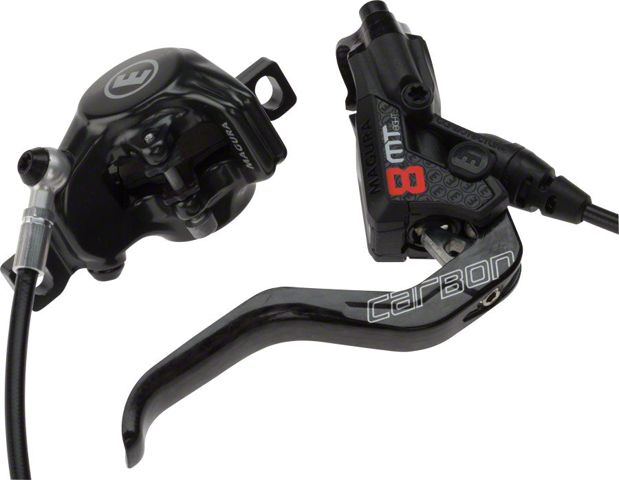 Magura MT8 Disc Brake and Lever Front or Rear with 2000mm Hose Red/Carbon