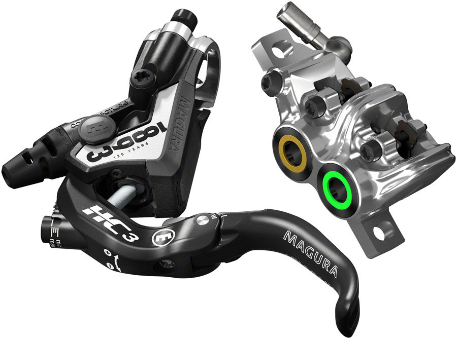 Magura MT 1893 disc brake*, PM , front/rear set, carbon/chrom