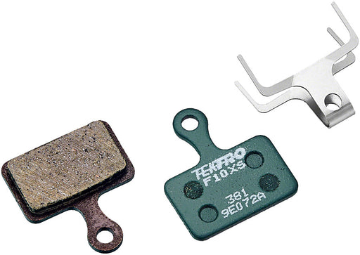 Tektro F10XS Disc Brake Pads - Low Noise Resin Compound, For Use With Flat Mount Caliper