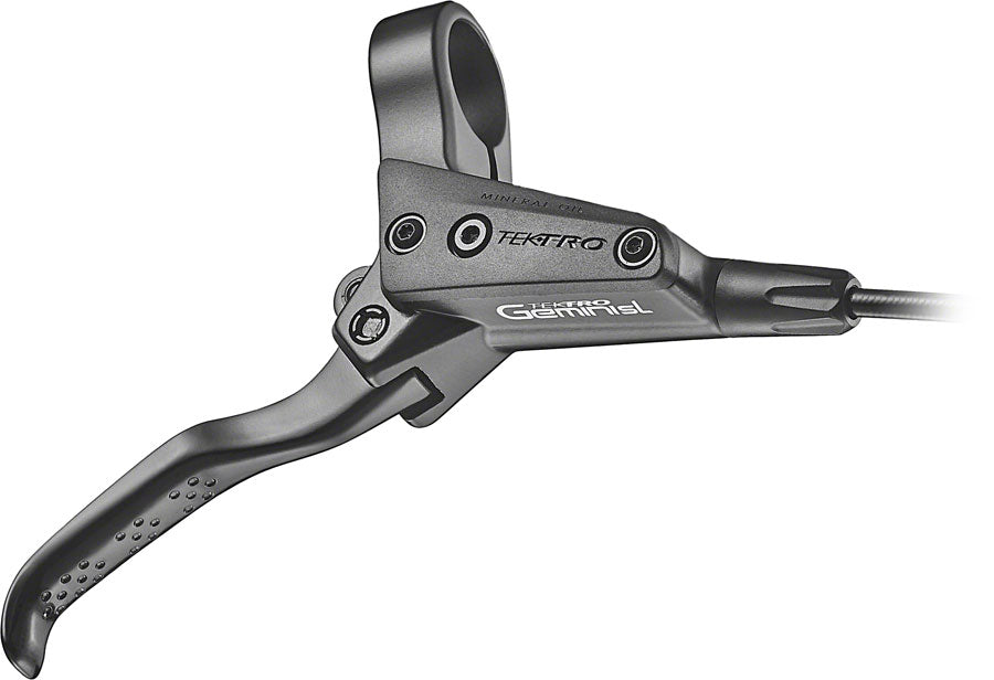 Tektro HD-M535 Disc Brake and Lever - Rear, Hydraulic, Post Mount, Black