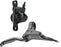 Tektro HD-J285 Junior Disc Brake and Lever - Rear, Hydraulic, Post Mount, Black
