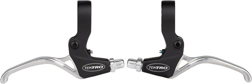 Tektro TS325 Linear Pull Brake Lever Set - Black/Silver