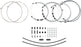 Jagwire 2x Elite Link Shift Cable Kit SRAM/Shimano with Polished Ultra-Slick Cables, Ltd. Gray