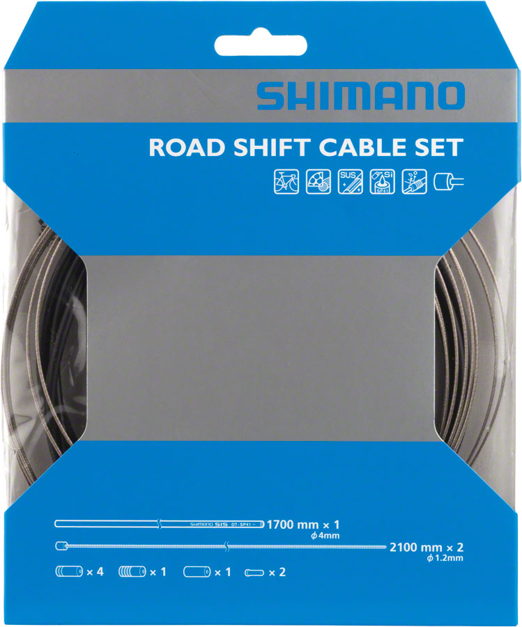 Shimano Road Derailleur Cable and Housing Set - Black