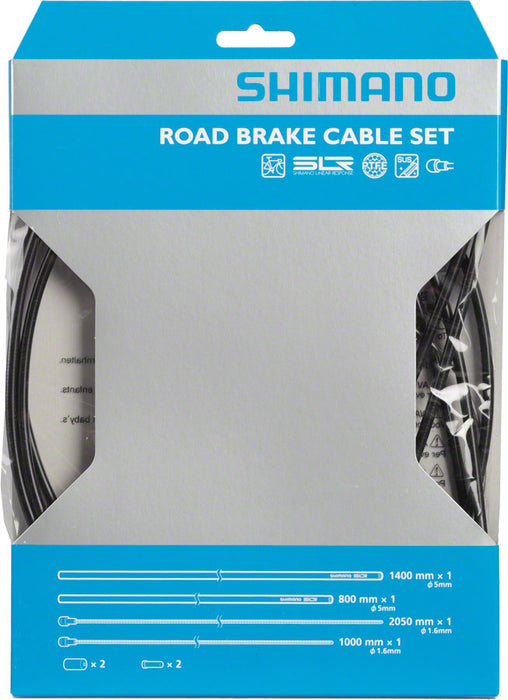 Shimano Road PTFE Brake Cable and Housing Set - Black