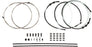 Jagwire Road Elite Link Brake Cable Kit SRAM/Shimano with Ultra-Slick Uncoated Cables, Red