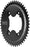 Wolf Tooth Aero 110 Asymmetric BCD Chainring - 48t, 110 Asymmetric BCD, 4-Bolt, Drop-Stop ST, For Shimano GRX 800 Series, Black