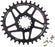 Wolf Tooth Elliptical Direct Mount Chainring - 32t, SRAM Direct Mount, Drop-Stop B, For SRAM 8-Bolt Cranksets, 0mm Offset, Black