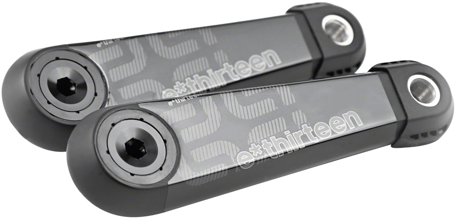 e*thirteen e*spec Race Ebike Carbon Crank Arm Set with Self Extractor- 165mm, Bosch CX Gen4, Carbon, Black