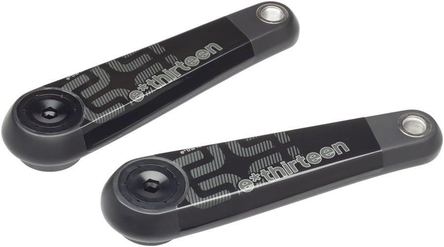 e*thirteen e*spec Race Ebike Carbon Crank Arm Set with Self Extractor- 165mm, Bosch CX Gen4, Carbon, Black
