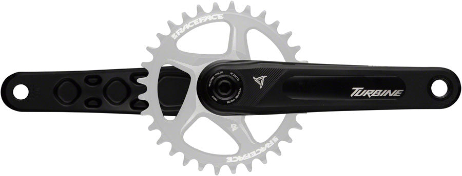 Race Face Turbine Cranks, 136mm Spindle, 160mm Arms, Black