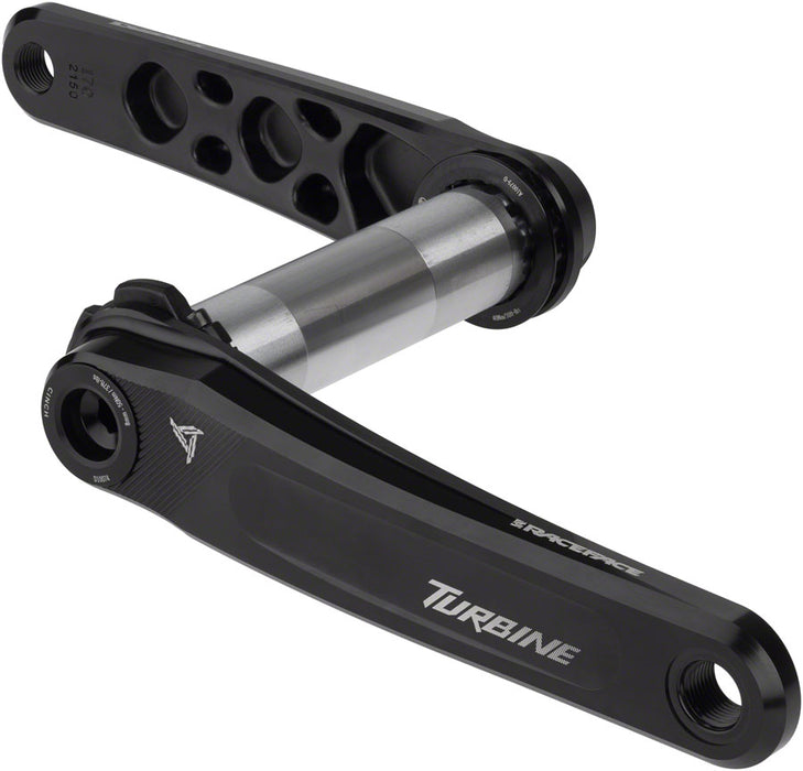Race Face Turbine Cranks, 136mm Spindle, 160mm Arms, Black