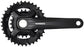 Shimano FC-MT210-2 Crankset - 170mm, 9-Speed, 46/30t, 48.8mm Chainline, Riveted, Black