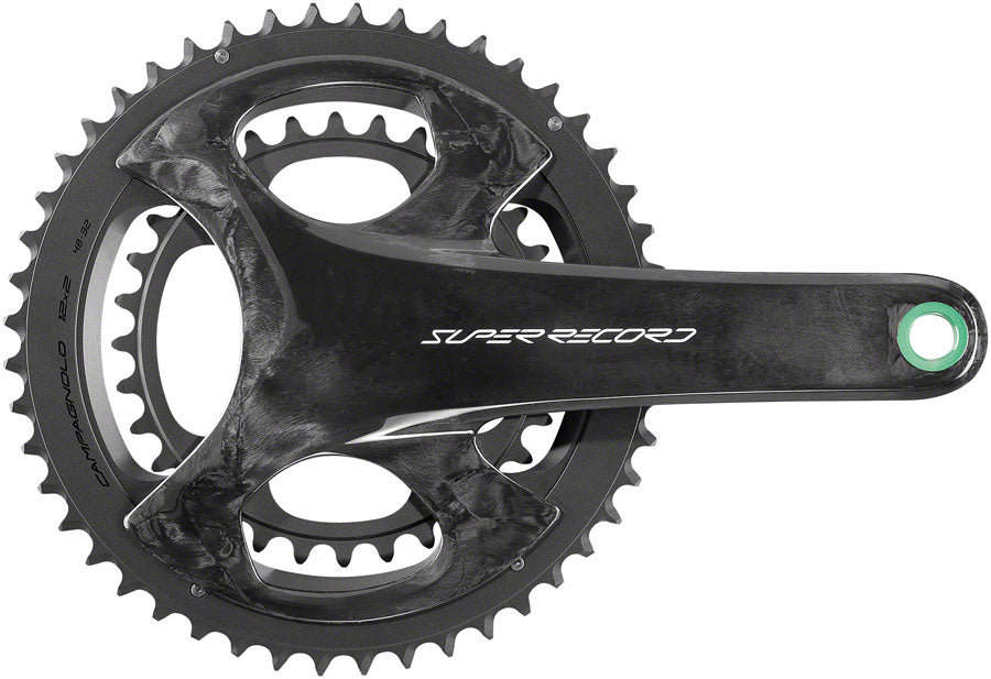Campagnolo Super Record Wireless Crankset - 175mm, 12-Speed, 45/29t, Campy 121/88 Asym BCD, Ultra Torque Spindle, Carbon